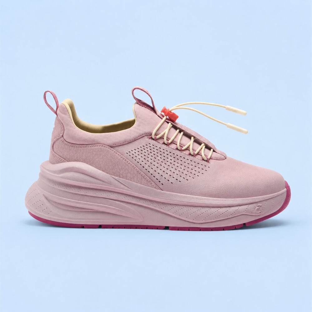 Clove Unisex Forte Canyon Pink Custard Nursing Sneakers Size W 7.5 M 6